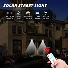 Uzaktan Kumandalı Solar Dış Mekan 128 Cob Ledli Bahçe Lambası - görsel 2