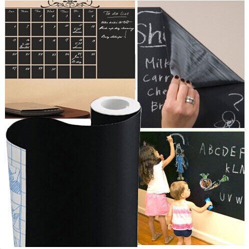 Yapışkanlı Kara Tahta Sticker Blackboard - görsel 2