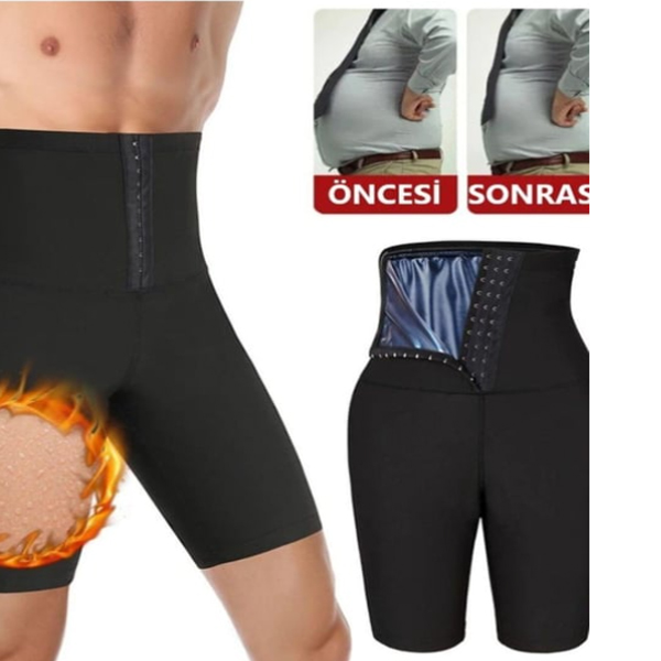 Erkek Termal Sauna Şort Korse - görsel 2